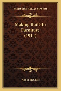 Front cover_Making Built-In Furniture (1914)