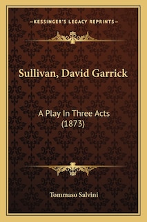Front cover_Sullivan, David Garrick