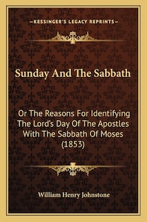 Couverture_Sunday And The Sabbath
