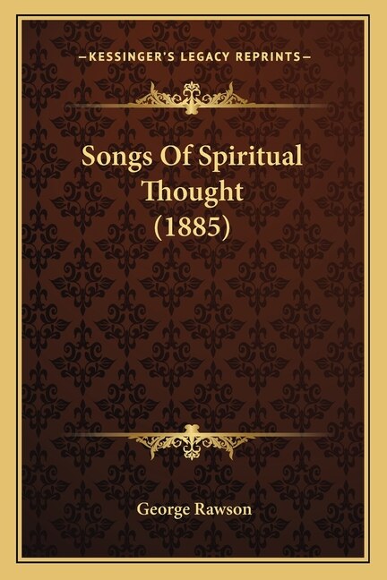 Front cover_Songs Of Spiritual Thought (1885)