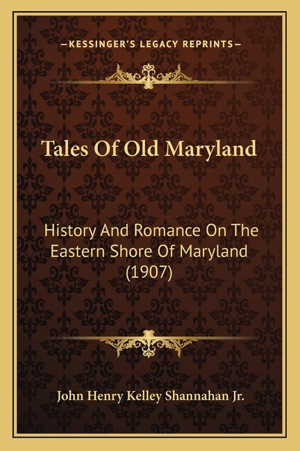 Couverture_Tales Of Old Maryland