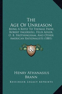 Front cover_The Age Of Unreason