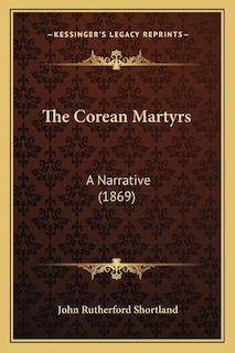 Front cover_The Corean Martyrs