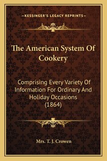 Couverture_The American System Of Cookery