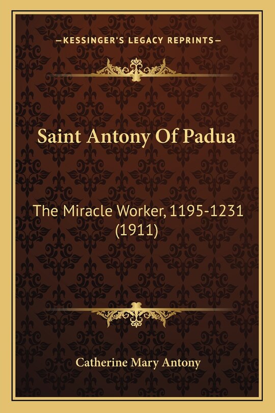 Couverture_Saint Antony Of Padua