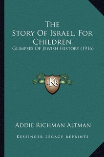 Front cover_The Story Of Israel, For Children