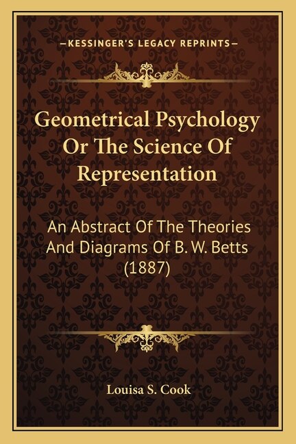 Couverture_Geometrical Psychology Or The Science Of Representation