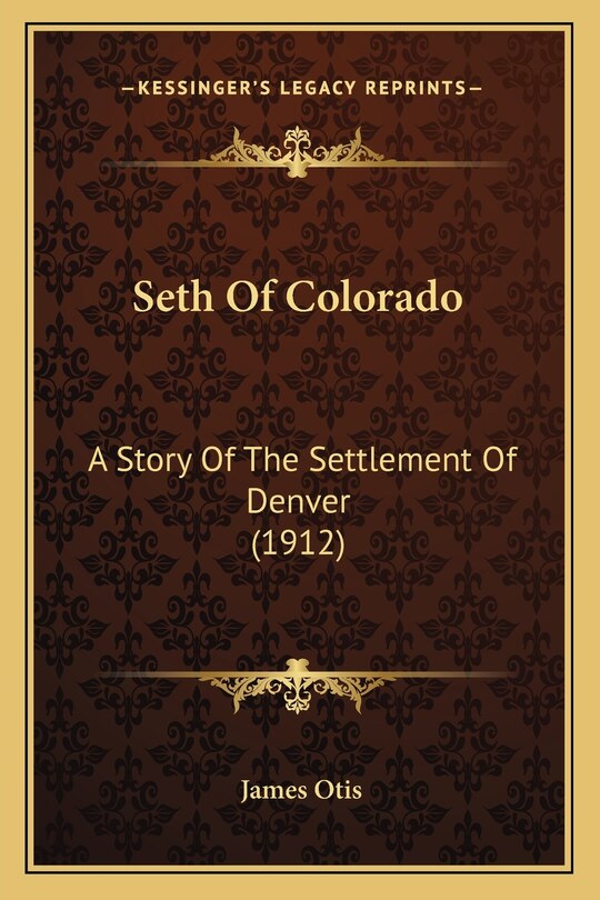 Front cover_Seth Of Colorado