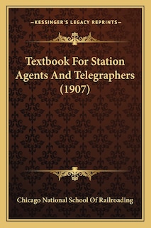 Couverture_Textbook For Station Agents And Telegraphers (1907)