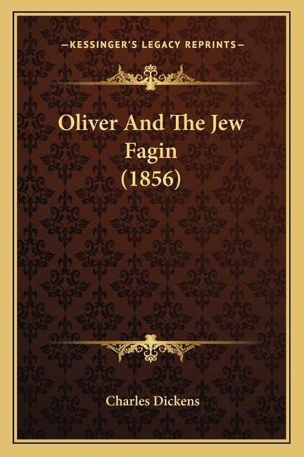 Oliver And The Jew Fagin (1856)