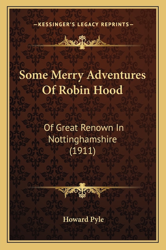 Front cover_Some Merry Adventures Of Robin Hood