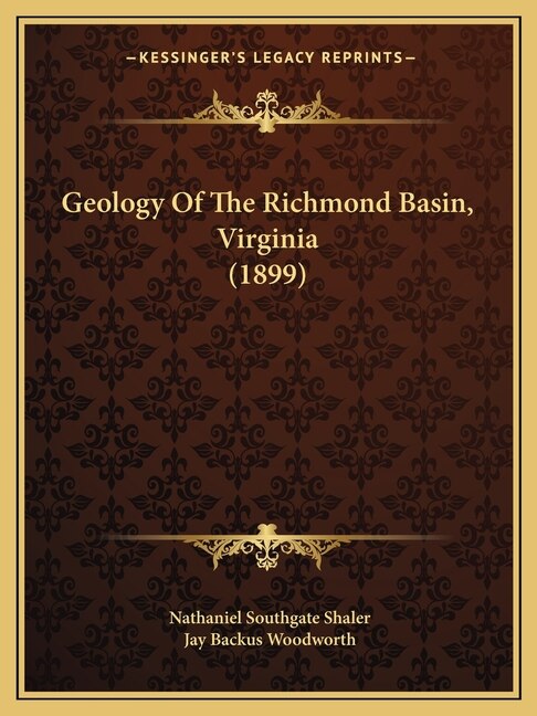 Front cover_Geology Of The Richmond Basin, Virginia (1899)