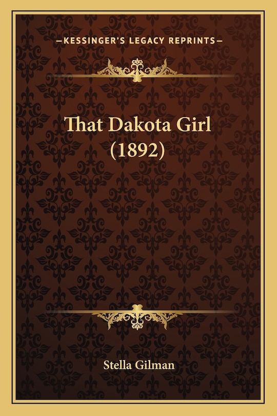 Couverture_That Dakota Girl (1892)