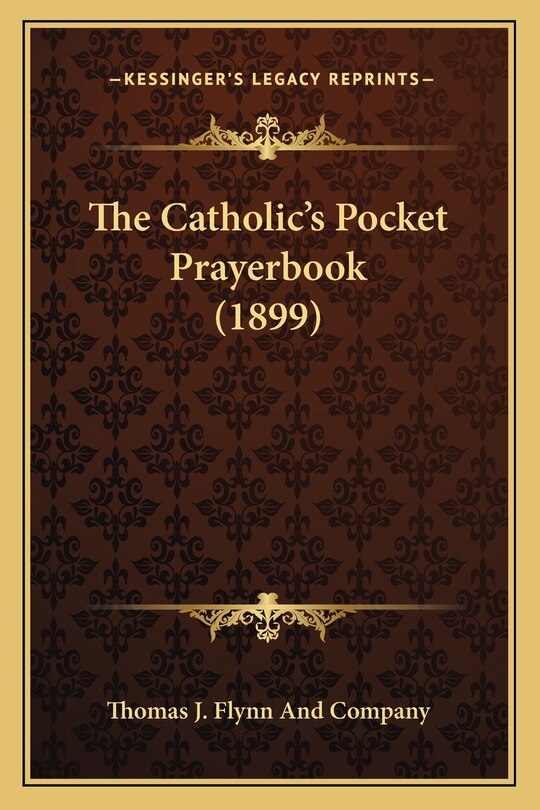 Front cover_The Catholic's Pocket Prayerbook (1899)