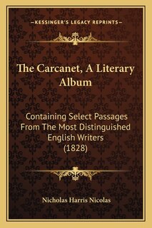 Front cover_The Carcanet, A Literary Album