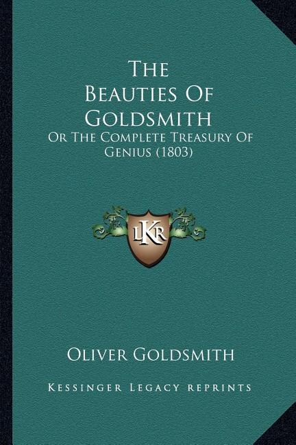 Front cover_The Beauties Of Goldsmith