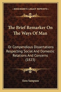 Couverture_The Brief Remarker On The Ways Of Man