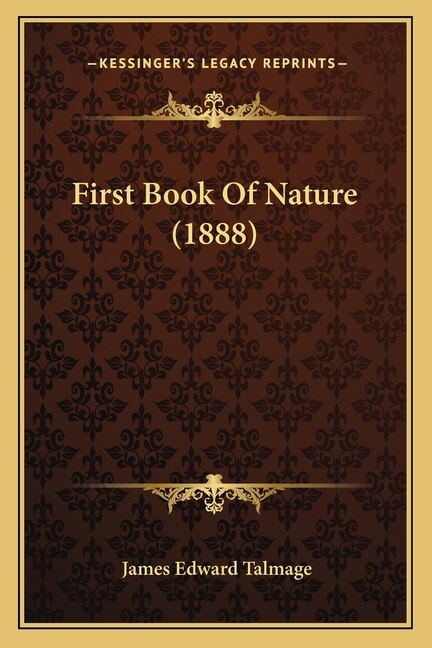 Couverture_First Book Of Nature (1888)