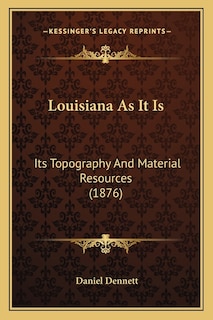 Front cover_Louisiana As It Is