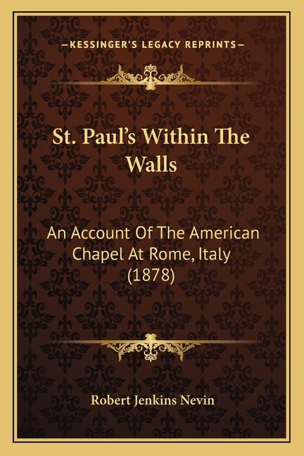 Couverture_St. Paul's Within The Walls