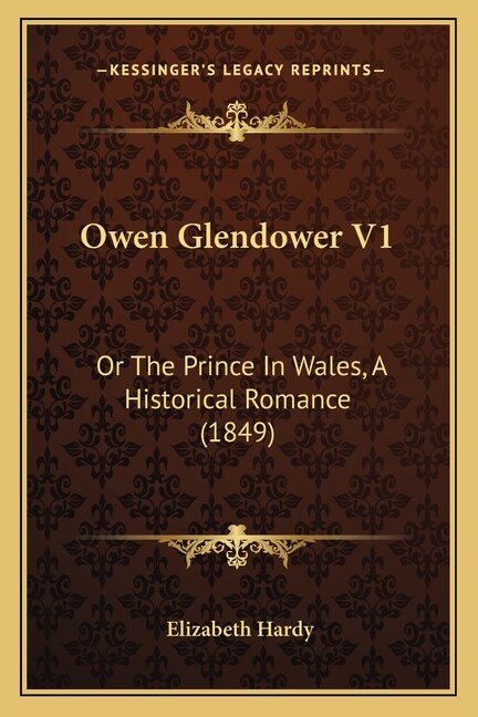 Front cover_Owen Glendower V1