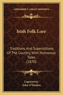 Couverture_Irish Folk Lore