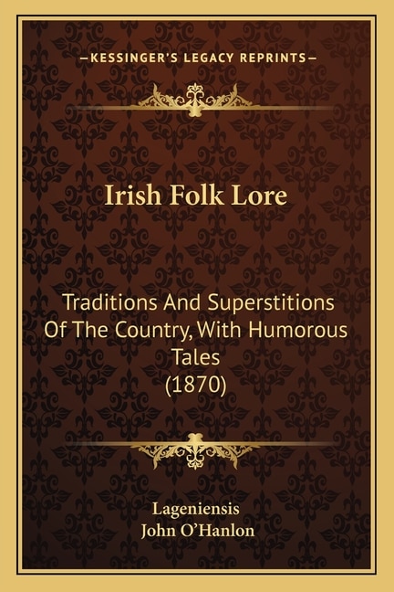 Couverture_Irish Folk Lore