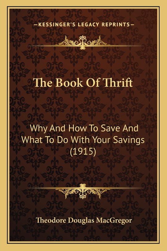 Front cover_The Book Of Thrift