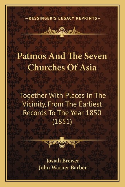 Front cover_Patmos And The Seven Churches Of Asia