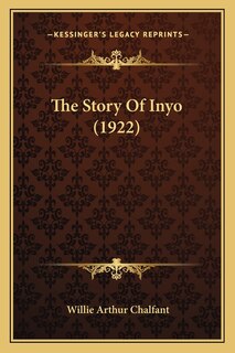 Front cover_The Story Of Inyo (1922)