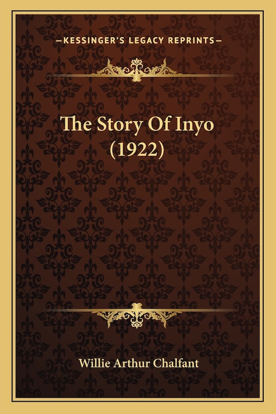 Front cover_The Story Of Inyo (1922)