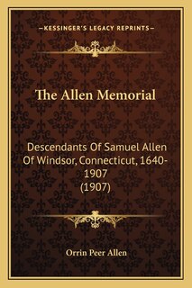 Couverture_The Allen Memorial
