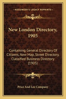 Front cover_New London Directory, 1905