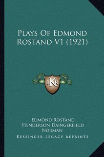 Front cover_Plays Of Edmond Rostand V1 (1921)