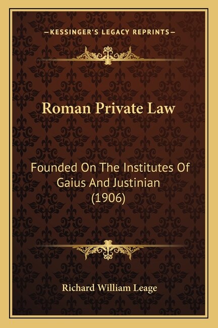 Couverture_Roman Private Law