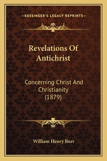 Couverture_Revelations Of Antichrist
