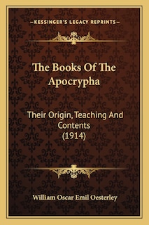 Front cover_The Books Of The Apocrypha