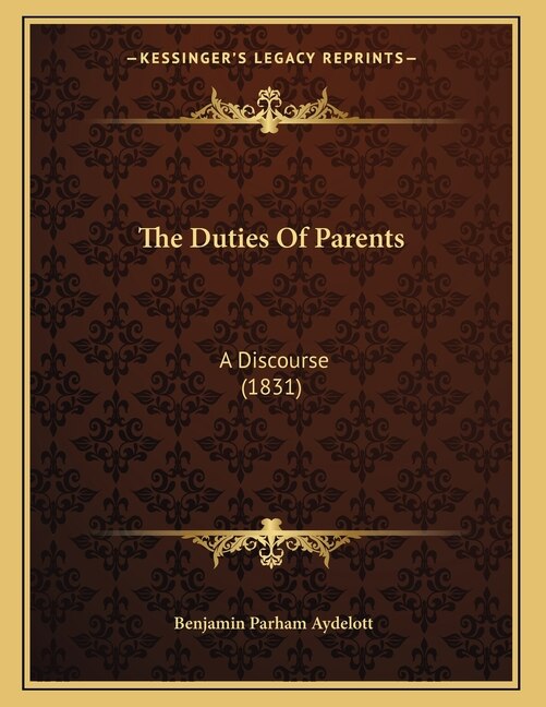Front cover_The Duties Of Parents