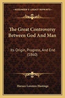 Couverture_The Great Controversy Between God And Man