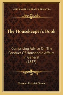 Front cover_The Housekeeper's Book