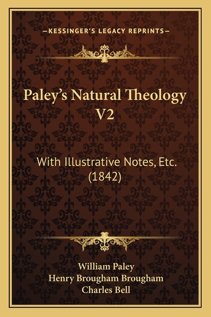 Front cover_Paley's Natural Theology V2