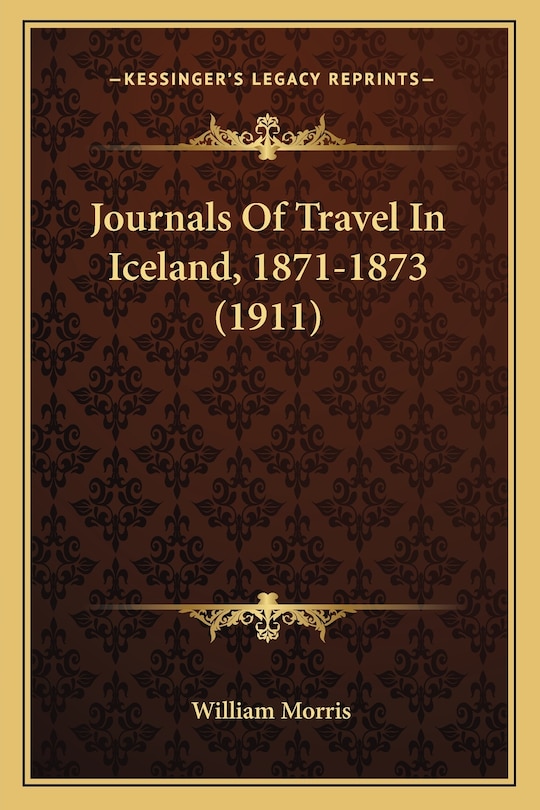 Front cover_Journals Of Travel In Iceland, 1871-1873 (1911)