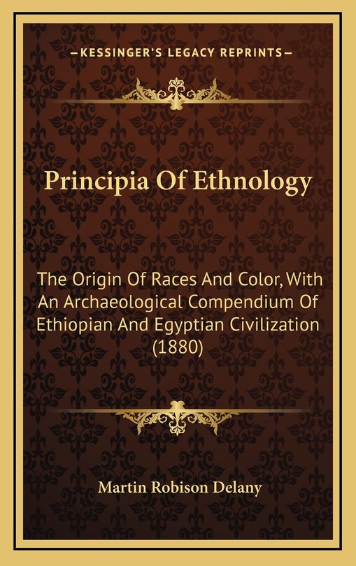 Front cover_Principia Of Ethnology