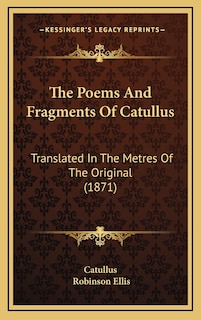 Couverture_The Poems And Fragments Of Catullus