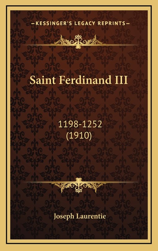Front cover_Saint Ferdinand III
