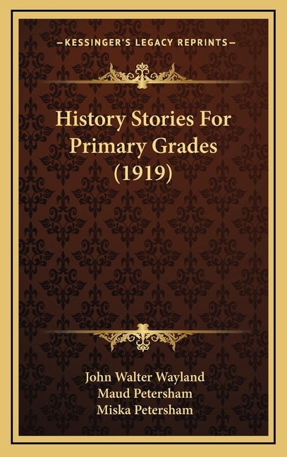 Front cover_History Stories For Primary Grades (1919)
