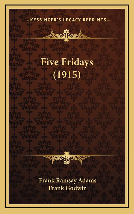 Couverture_Five Fridays (1915)