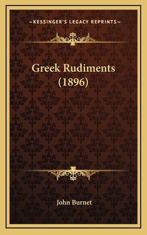 Front cover_Greek Rudiments (1896)