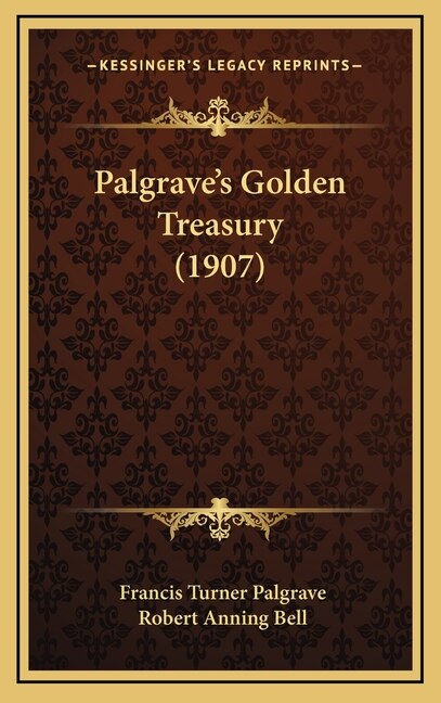 Couverture_Palgrave's Golden Treasury (1907)