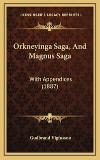 Couverture_Orkneyinga Saga, And Magnus Saga